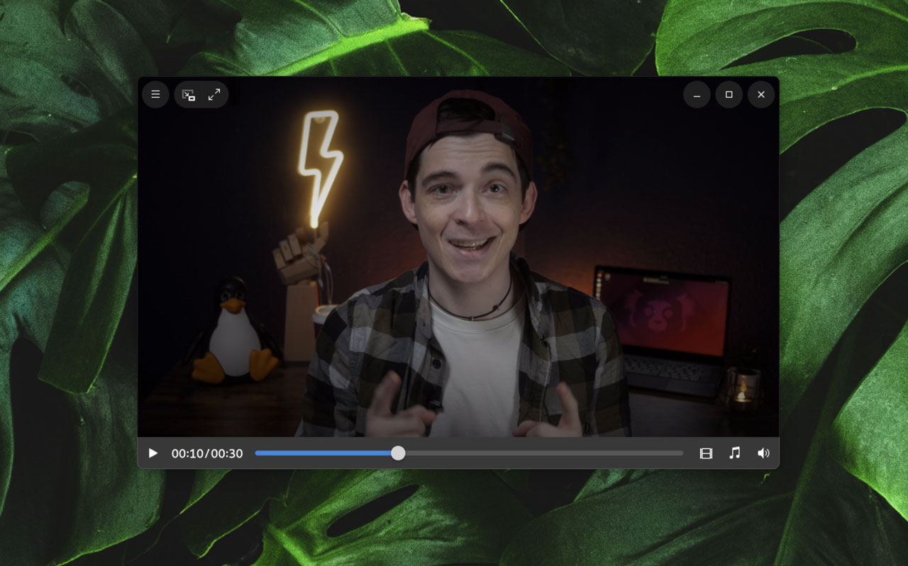 clapper video player on ubuntu 22.04