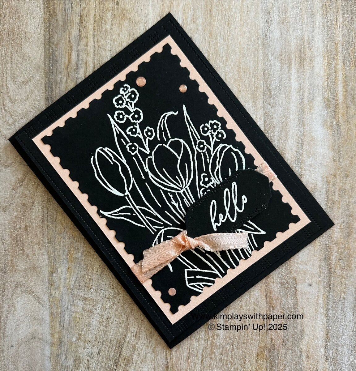 Mixed Florals Hello Card