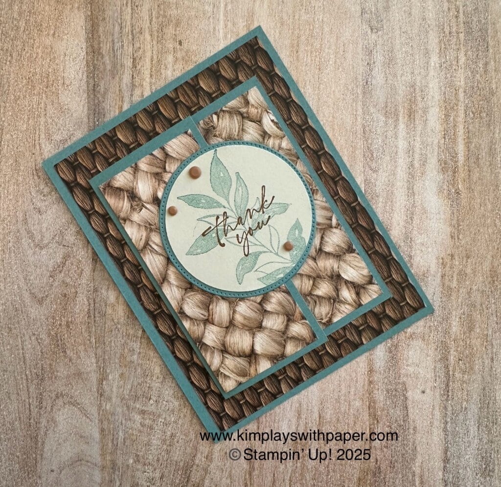 Textured Notes Fun Fold