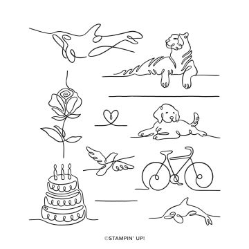 Along These Lines Stamp Set