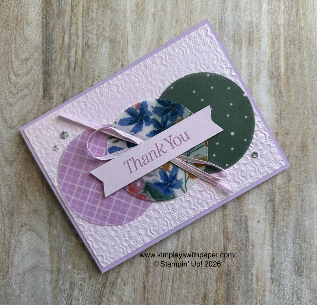 Berry Botanical Vellum Card Sample