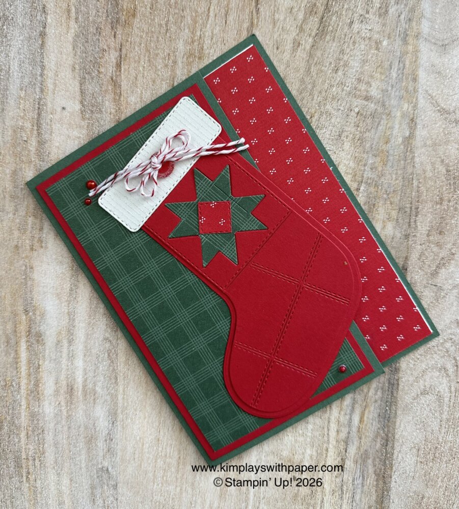 A Stitched Season Card Samples