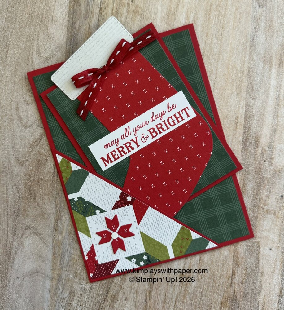 Stitched Stocking Pocket Card
