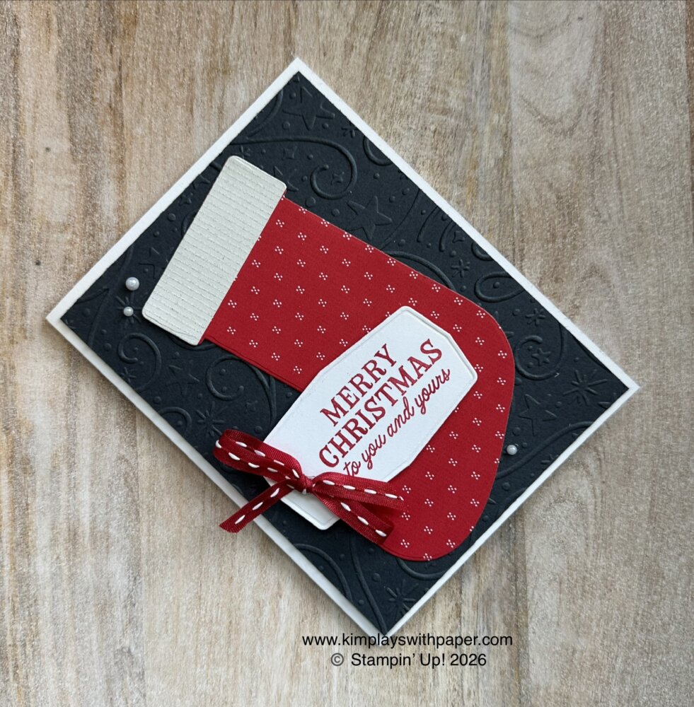 Stitched Stocking Free Tutorial