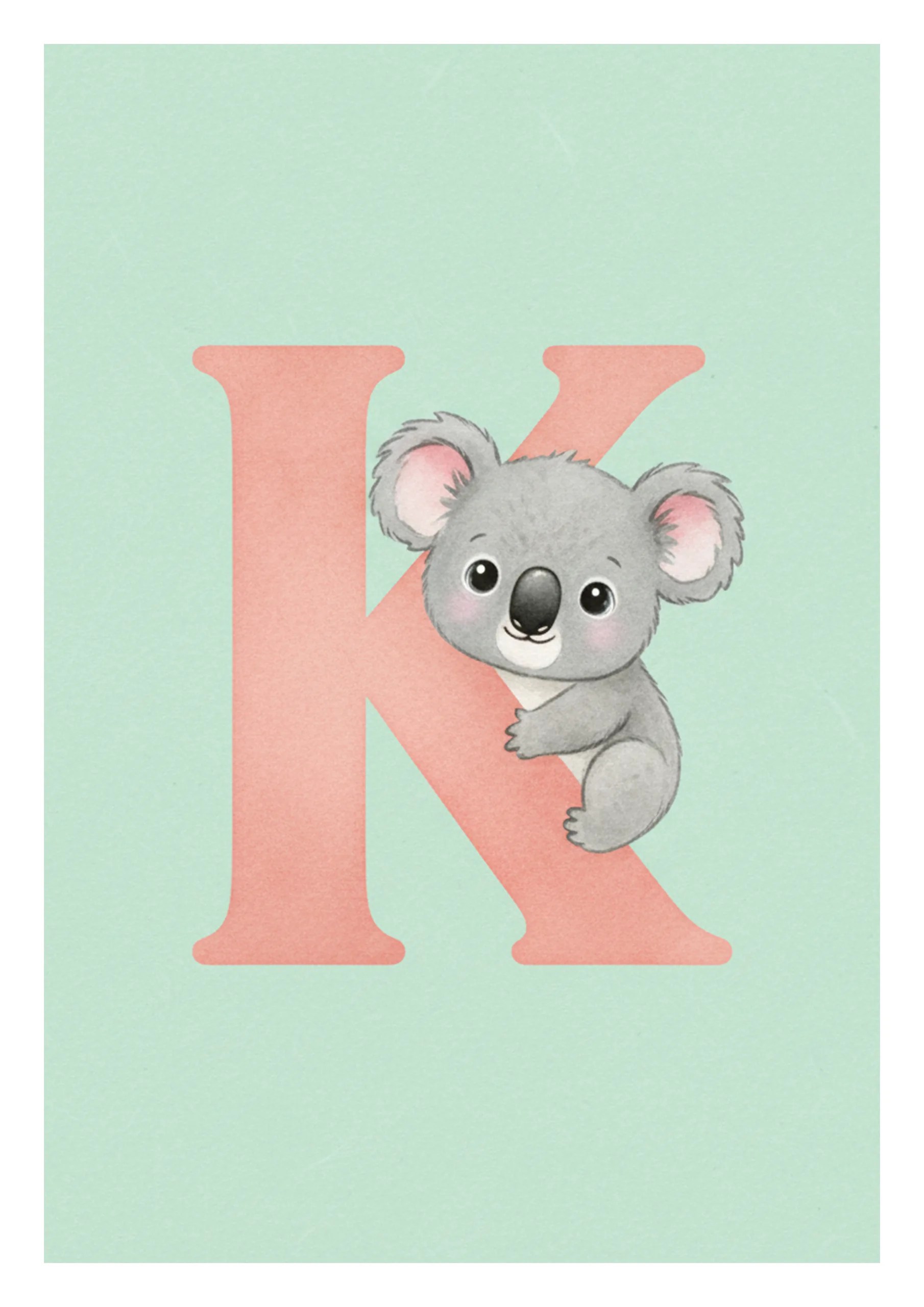 K — Lámina decorativa | Kincho Estudio