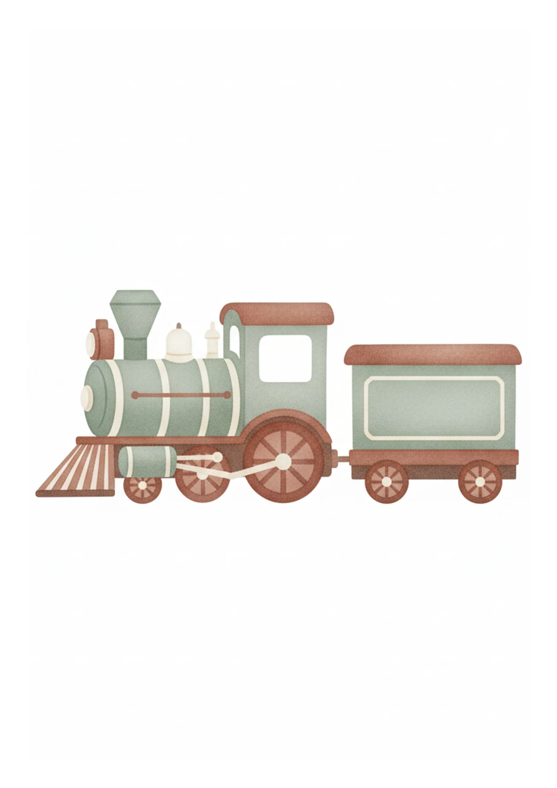 Locomotora — Lámina decorativa | Kincho Estudio