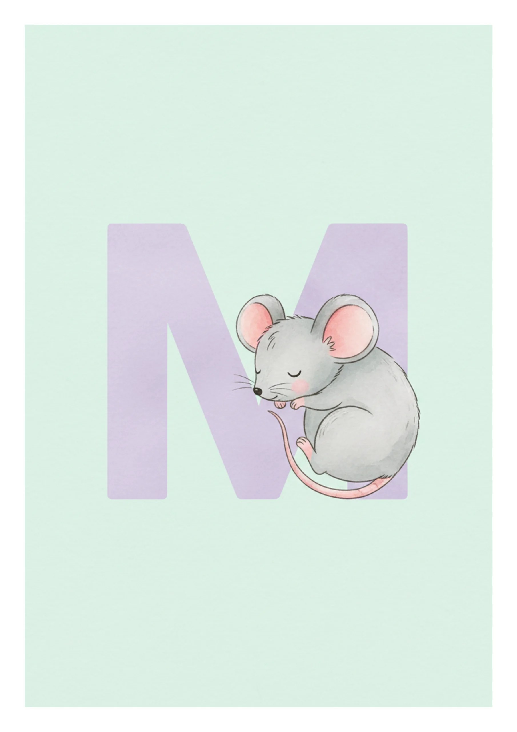 M — Lámina decorativa | Kincho Estudio