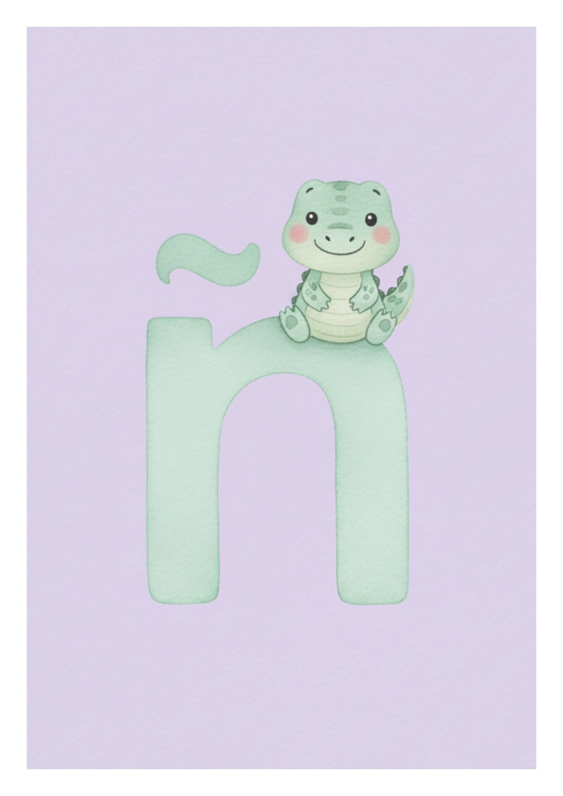 Ñ — Lámina decorativa | Kincho Estudio
