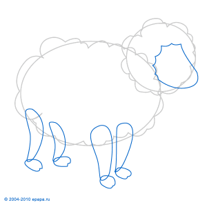 Sticker Schafe Zeichnen Redbubble