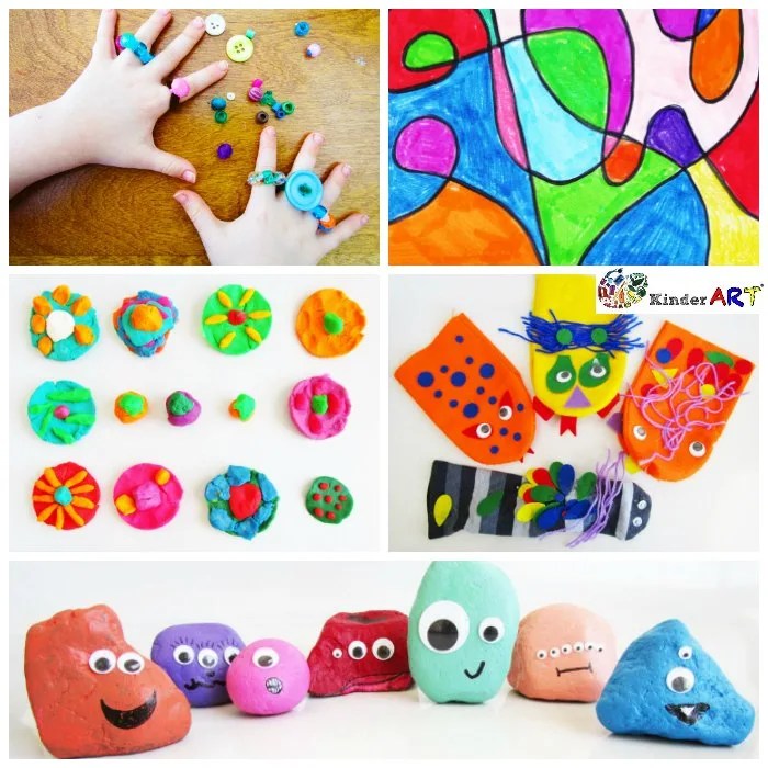 5 creative activities for kids kinderart