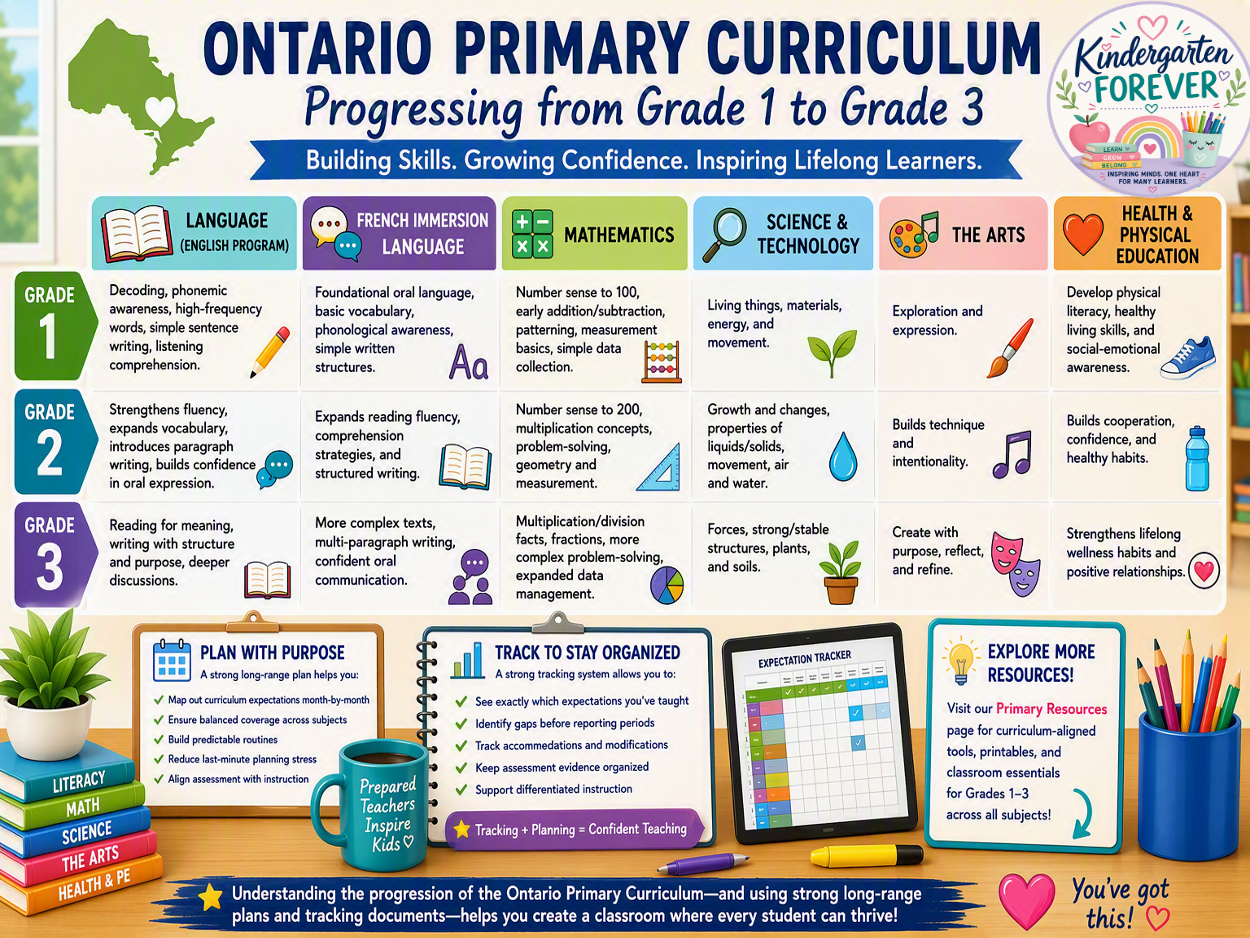 Ontario Primary Curriculum: A Complete Guide for Confident, Connected Teaching
