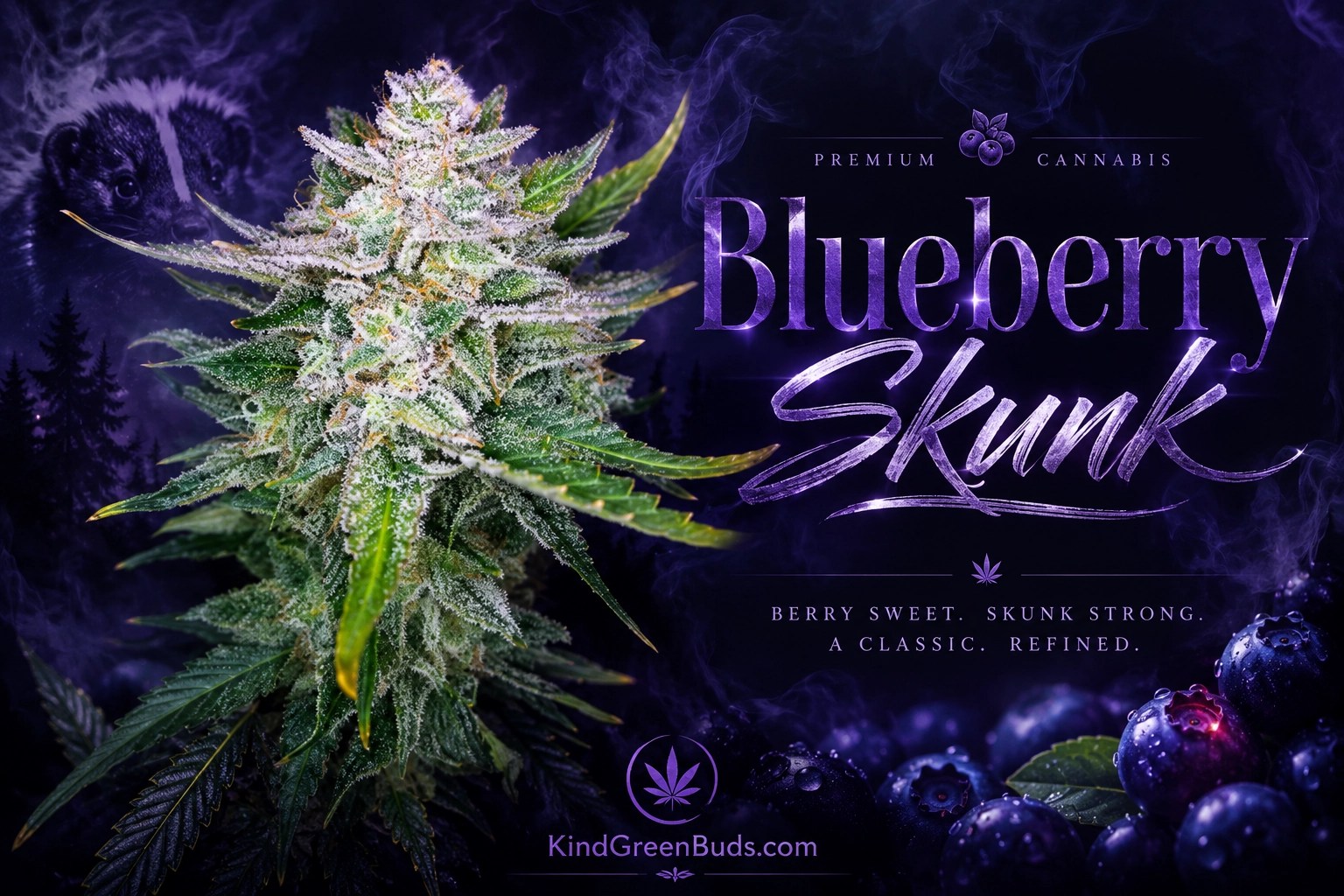 Blueberry Skunk marijuana strain