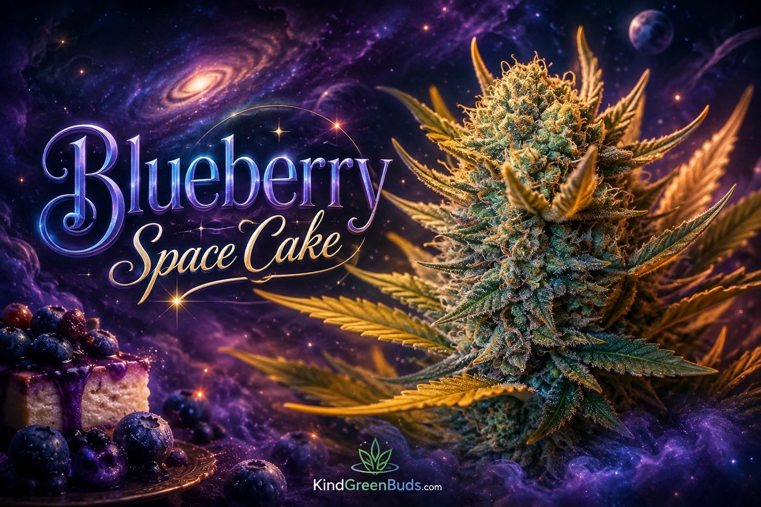 Blueberry Space Cake marijuana strain