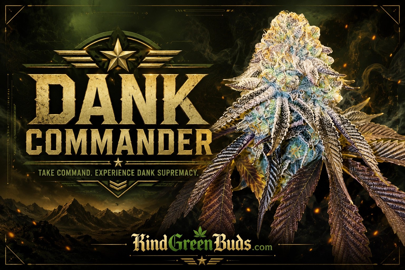 Dank Commander marijuana strain