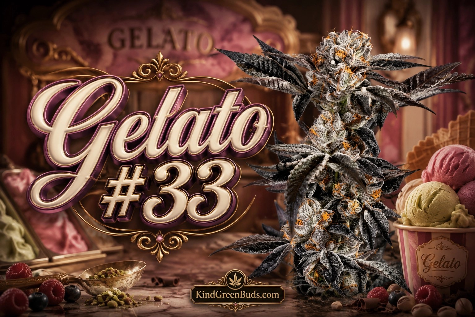 Gelato #33 marijuana strain