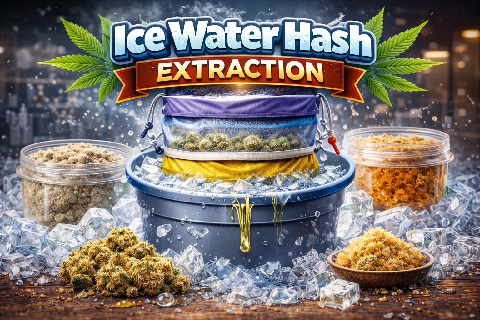 Ice Water Hash Extraction