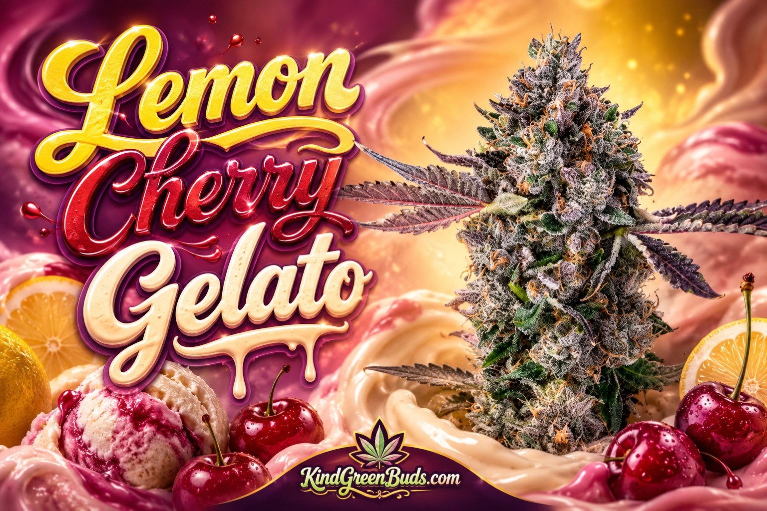 Lemon Cherry Gelato marijuana strain