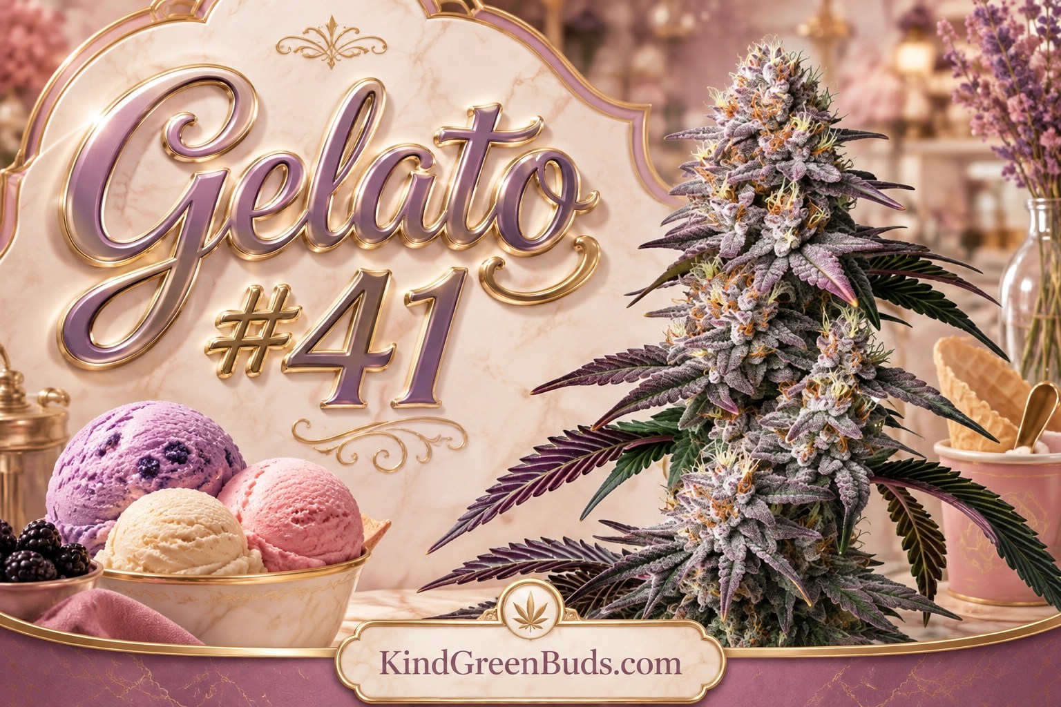 Gelato #41 marijuana strain