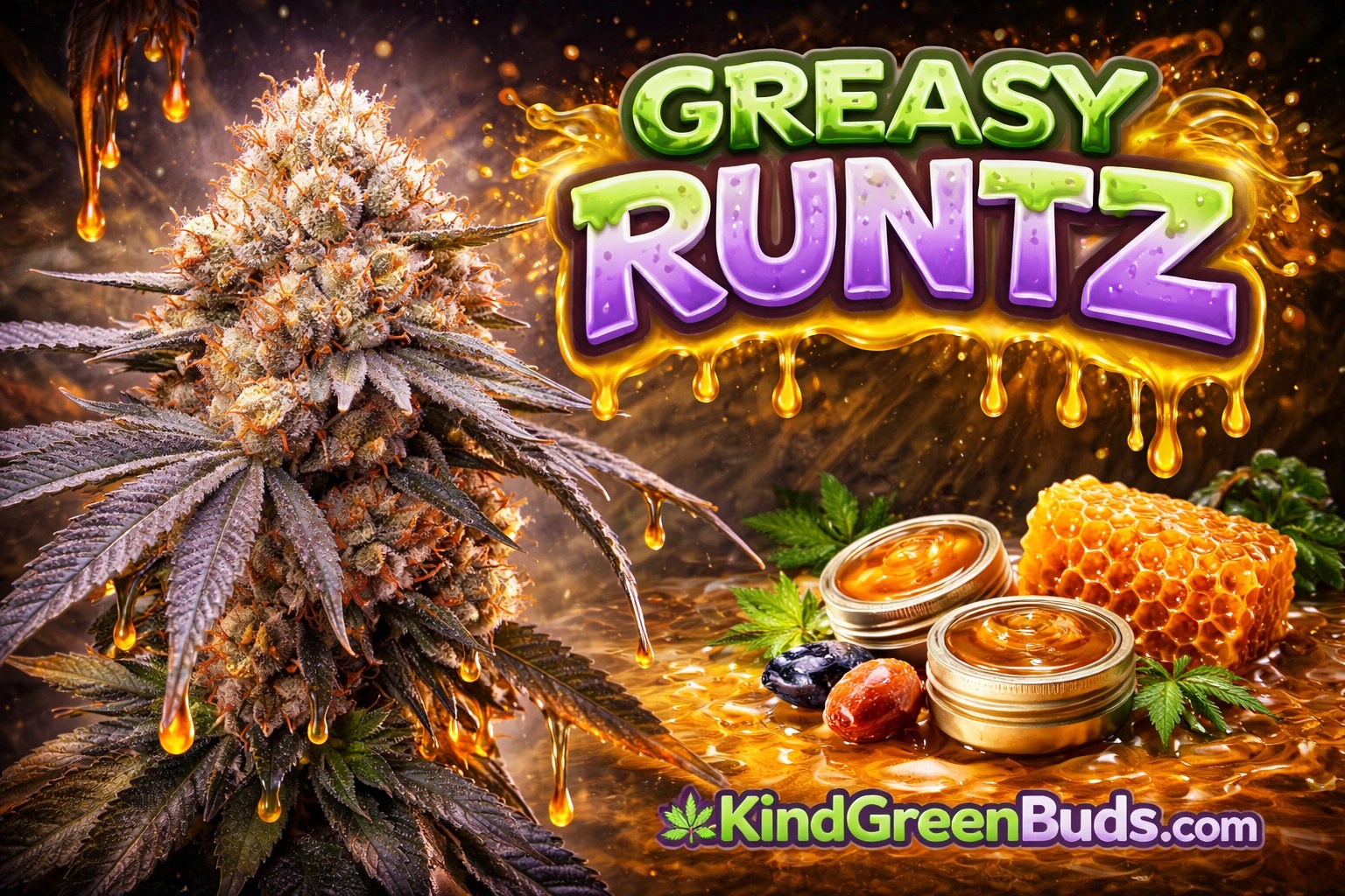 Greasy Runtz marijuana strain