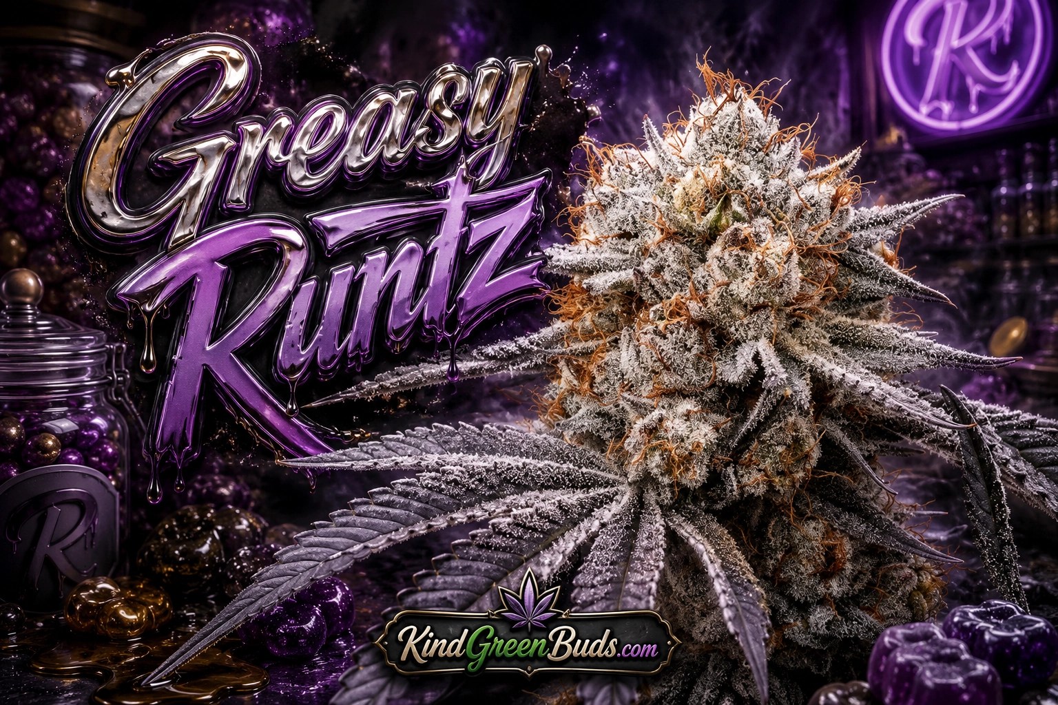 Greasy Runtz marijuana strain