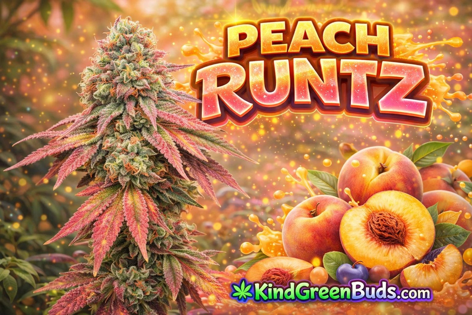 Peach Runtz marijuana strain