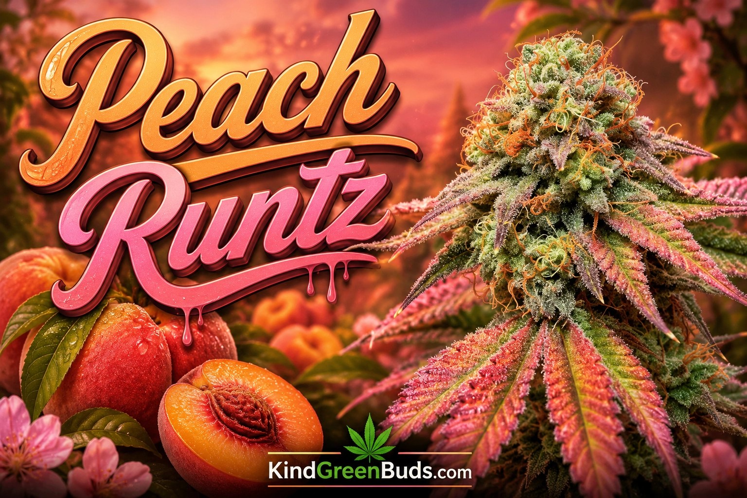 Peach Runtz marijuana strain