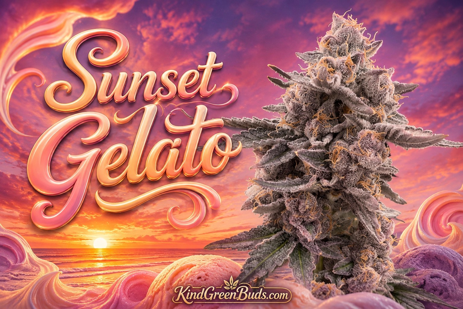 Sunset Gelato marijuana strain