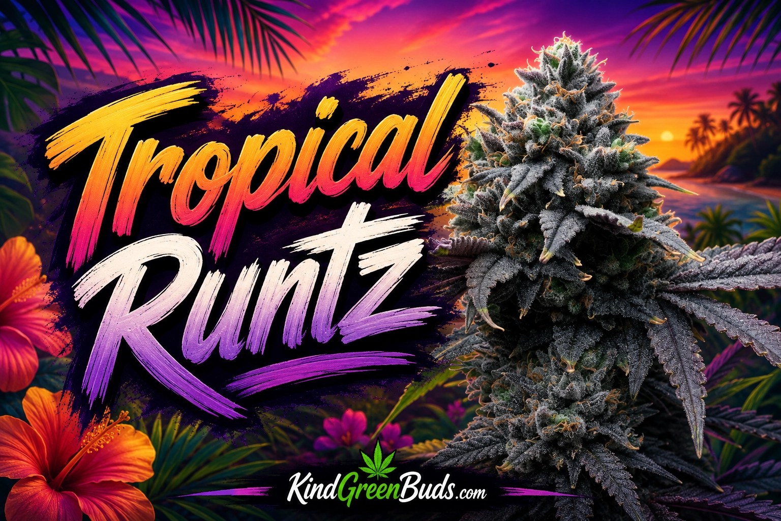 Tropical Runtz marijuana strain