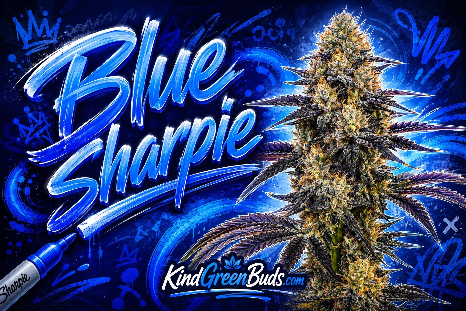 Blue Sharpie marijuana strain