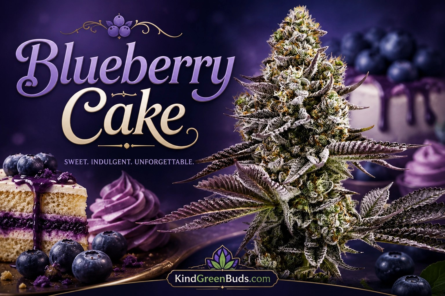 Blueberry Cake marijuana strain