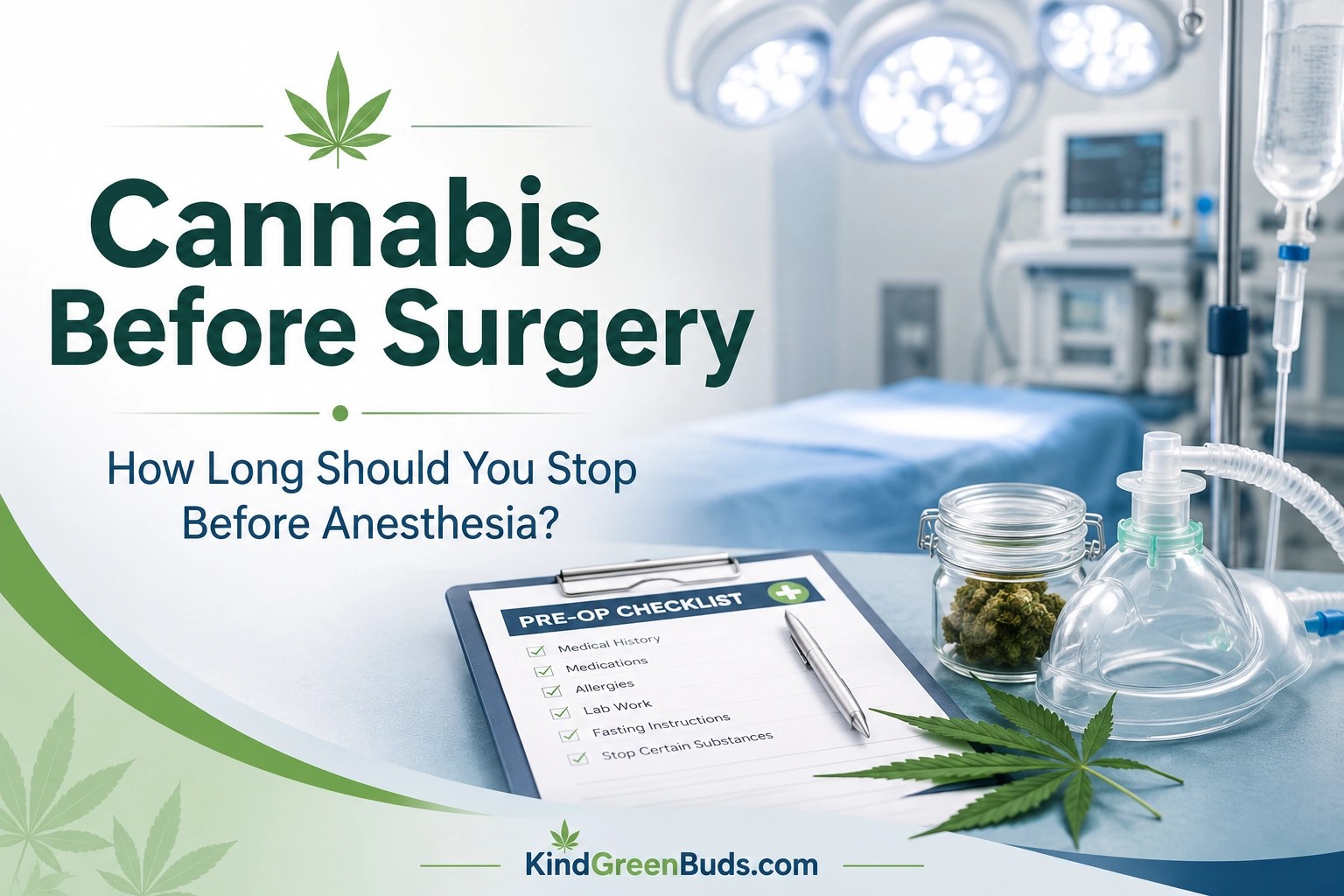 Cannabis Before Surgery