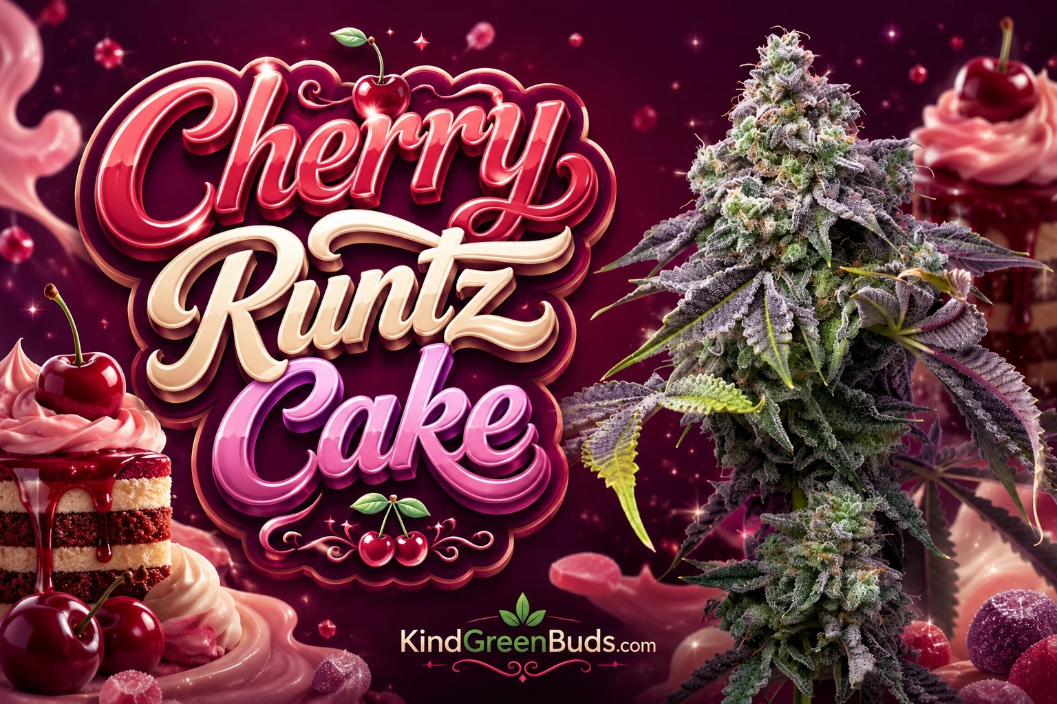 Cherry Runtz Cake marijuana strain