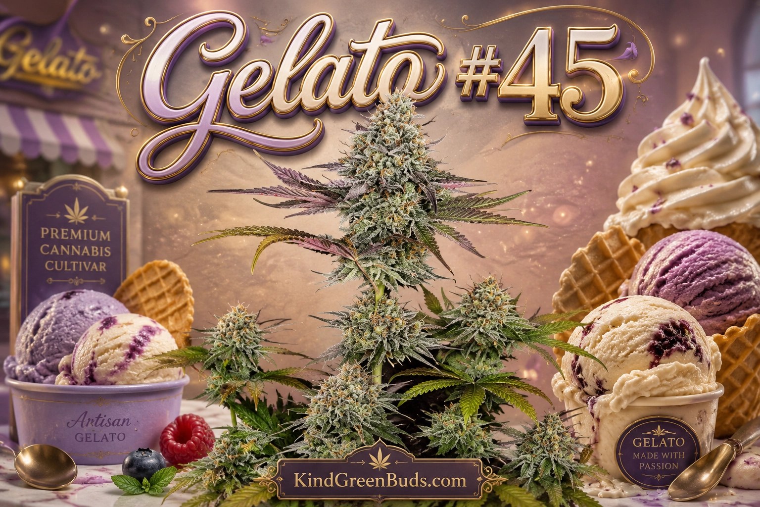 Gelato #45 marijuana strain