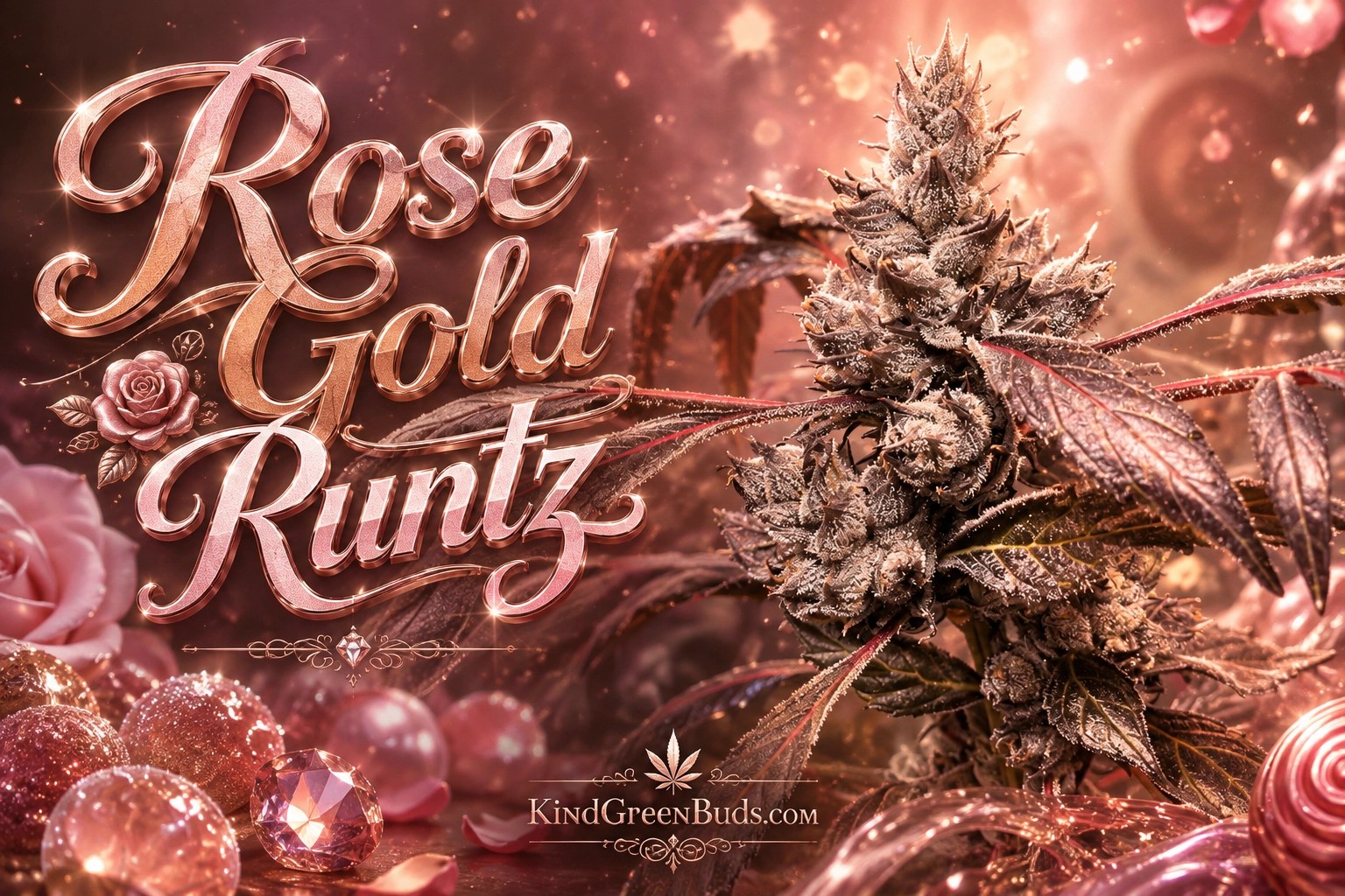 Rose Gold Runtz marijuana strain