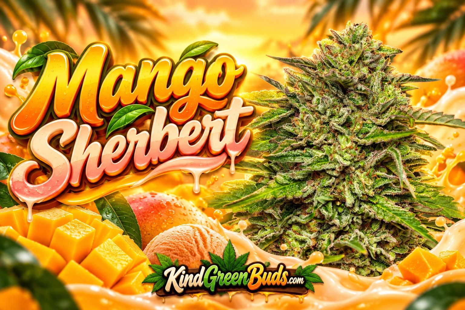 Mango Sherbert marijuana strain