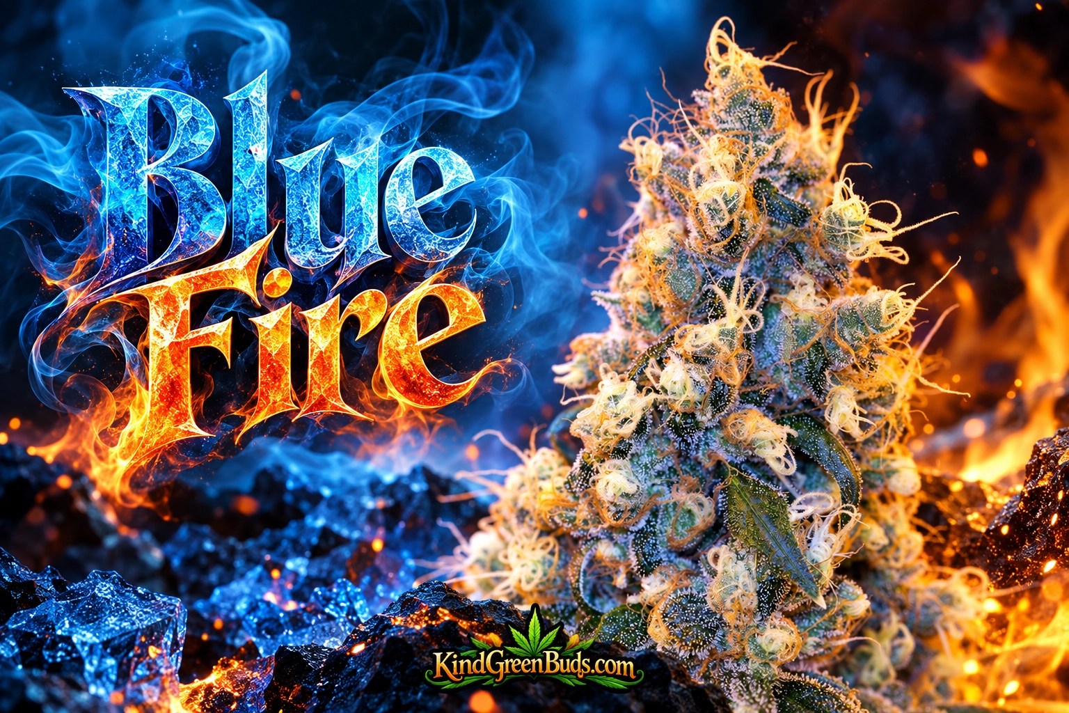 Blue Fire marijuana strain