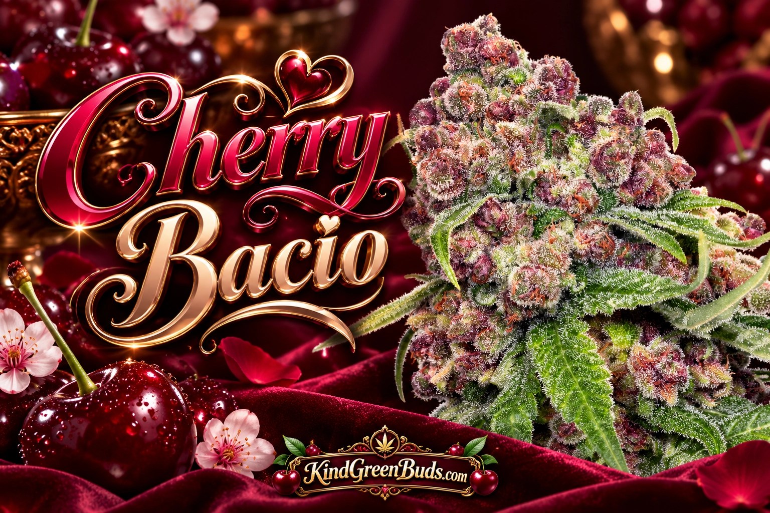 Cherry Bacio marijuana strain