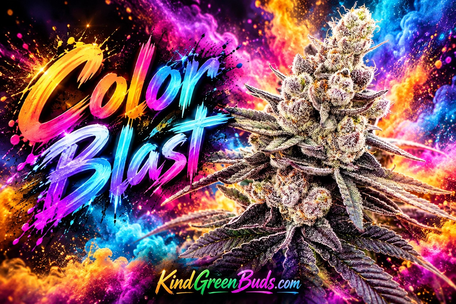 Color Blast marijuana strain