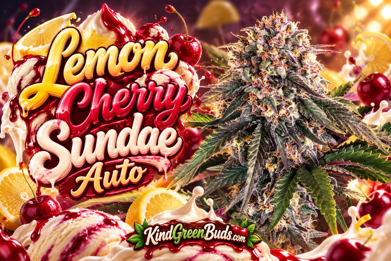 Lemon Cherry Sundae Auto marijuana strain