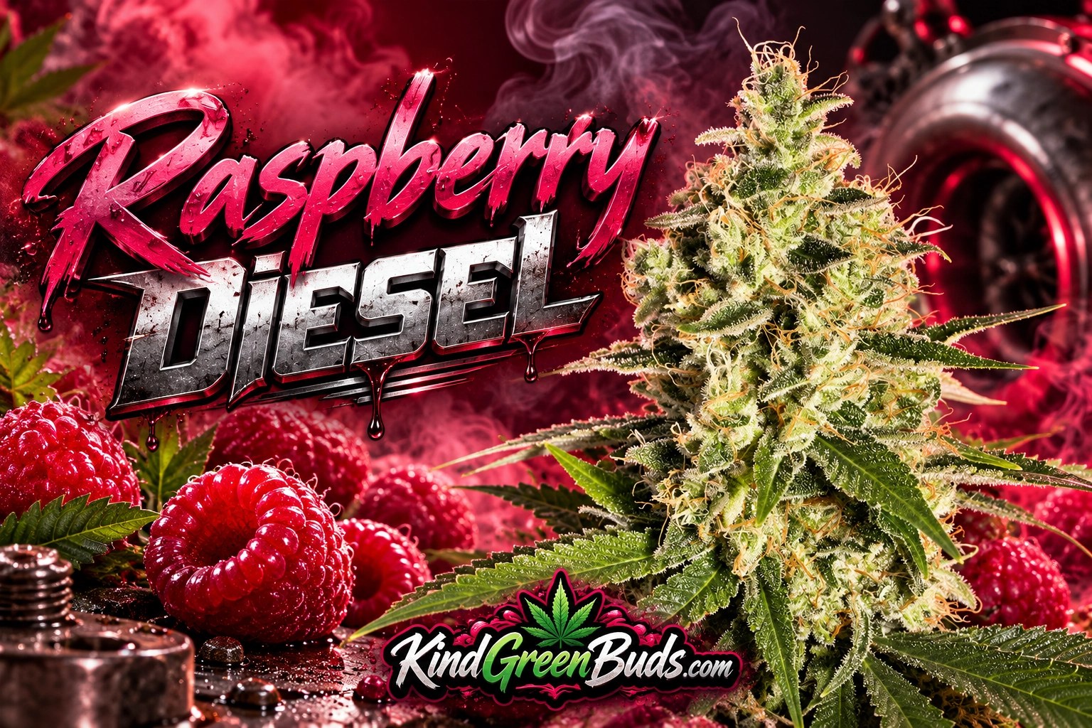 Raspberry Diesel marijuana strain