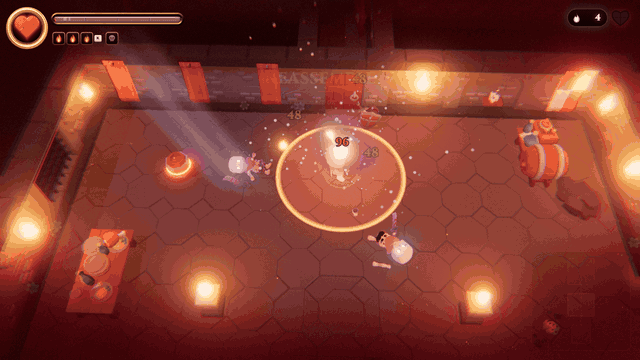 The Hollow collapses into bones in a ring of embers and reassembles with a shockwave
