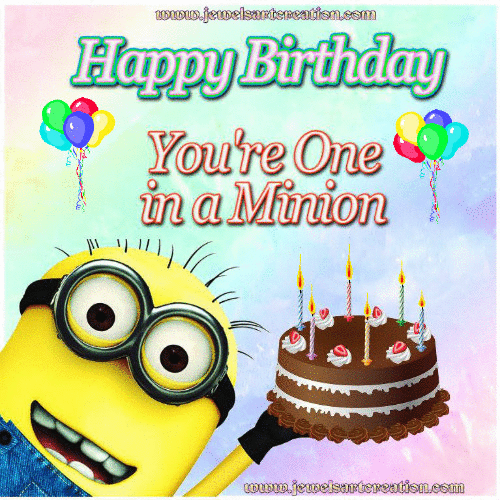 The best gifs are on giphy. Happy Birthday Gif Images With Minions 2 Gif Healthy Tips