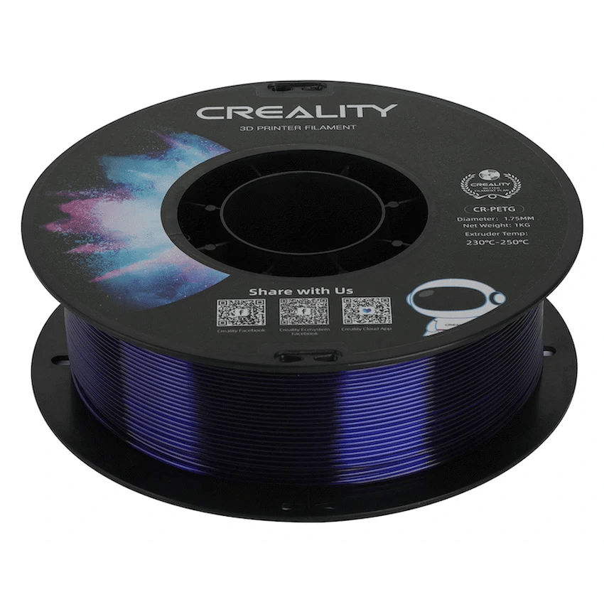 Creality PETG Filament Transparent Blue 1Kg