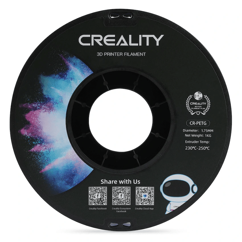 Creality PETG Filament Transparent Blue 1Kg