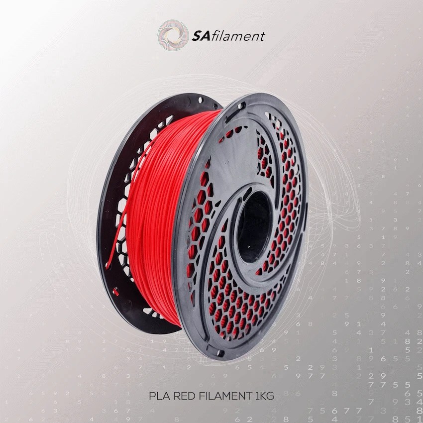 PLA Red Filament 1kg, 1.75mm