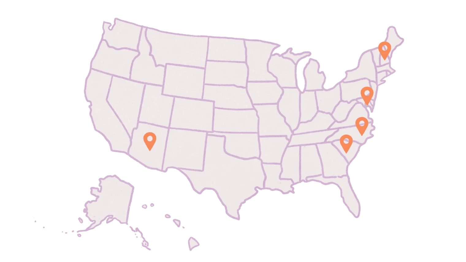 ABA Therapy North Carolina Map