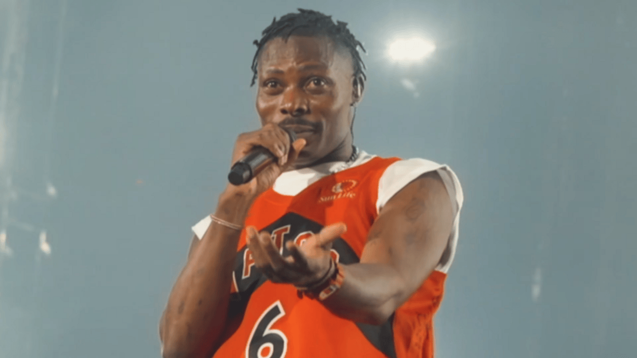 Asake on stage during a 2024 concert