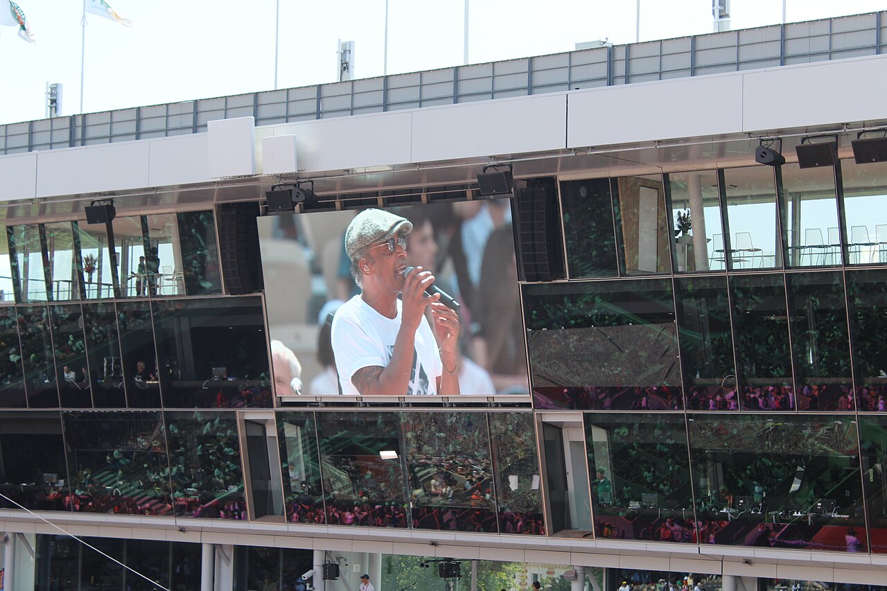 Yannick Noah at Roland Garros in 2023