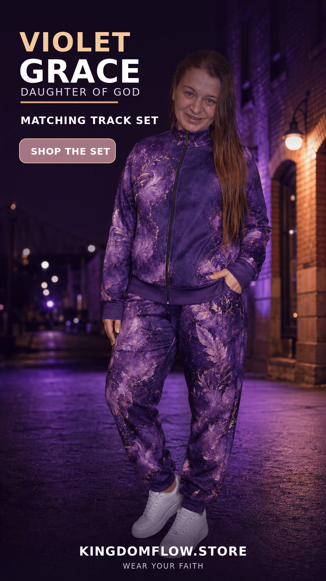 The Violet Grace Daughter of God Track Pants - Image 2