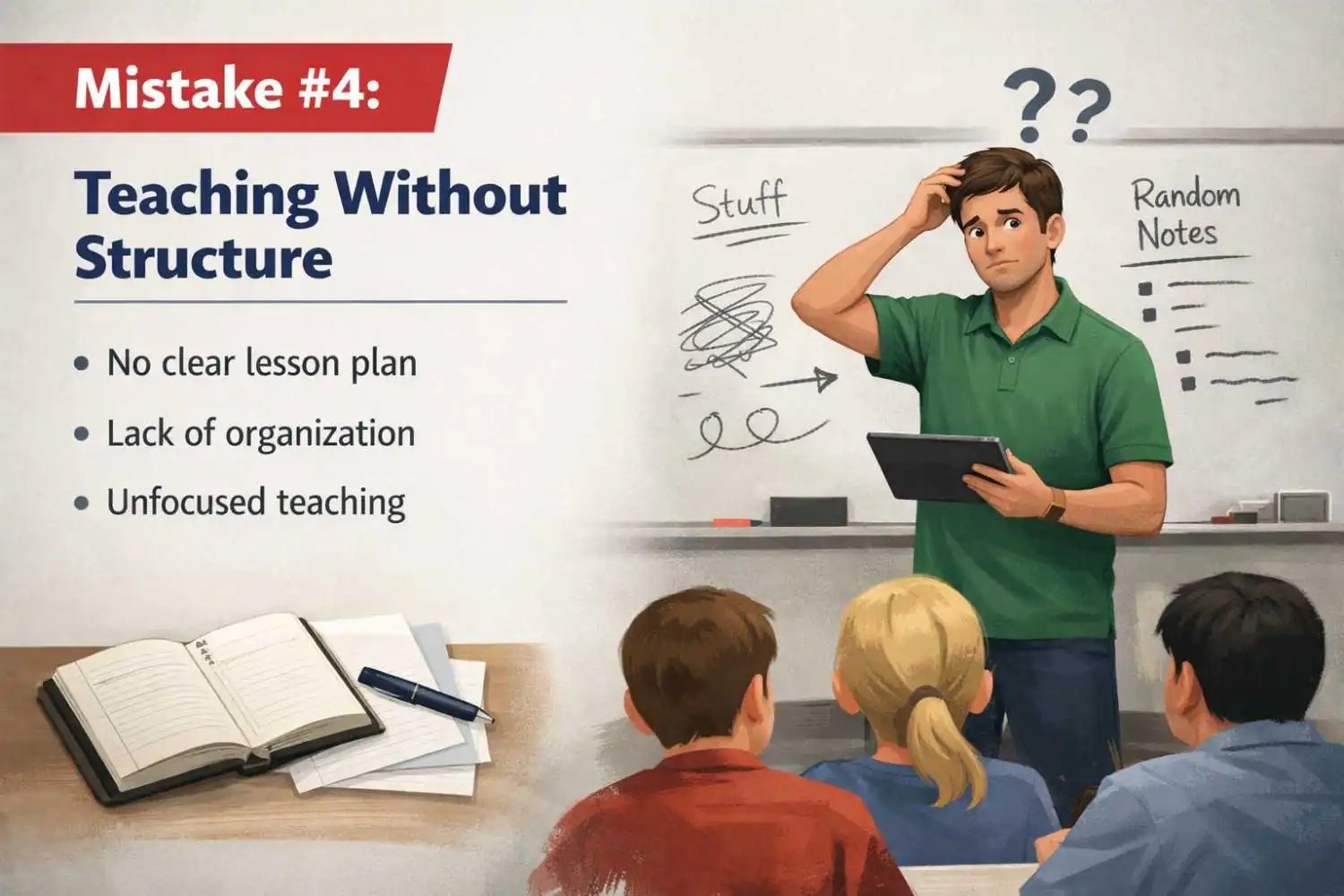 Mistake 4 Teaching Without Structure